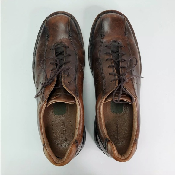Clark\'s Mens 10.5 M  Shoe Oxford Brown Leather main image 6